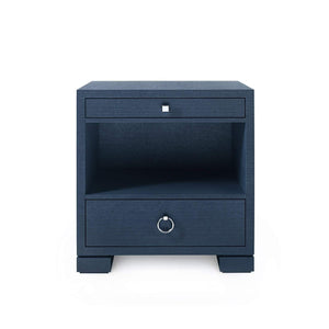 Villa & House - Frances 2-Drawer Side Table In Navy Blue-Bungalow 5-Blue Hand Home