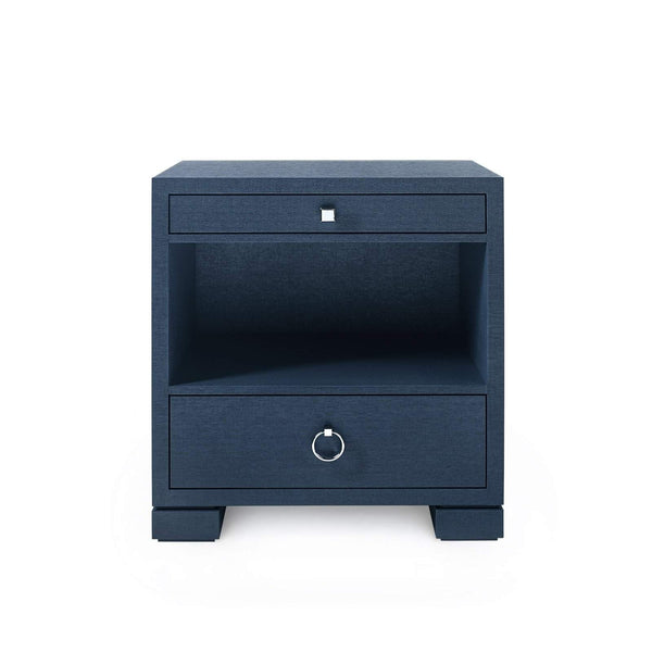 Villa & House - Frances 2-Drawer Side Table In Navy Blue-Bungalow 5-Blue Hand Home
