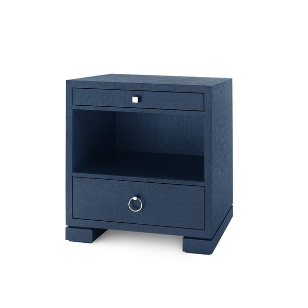 Villa & House - Frances 2-Drawer Side Table In Navy Blue-Bungalow 5-Blue Hand Home