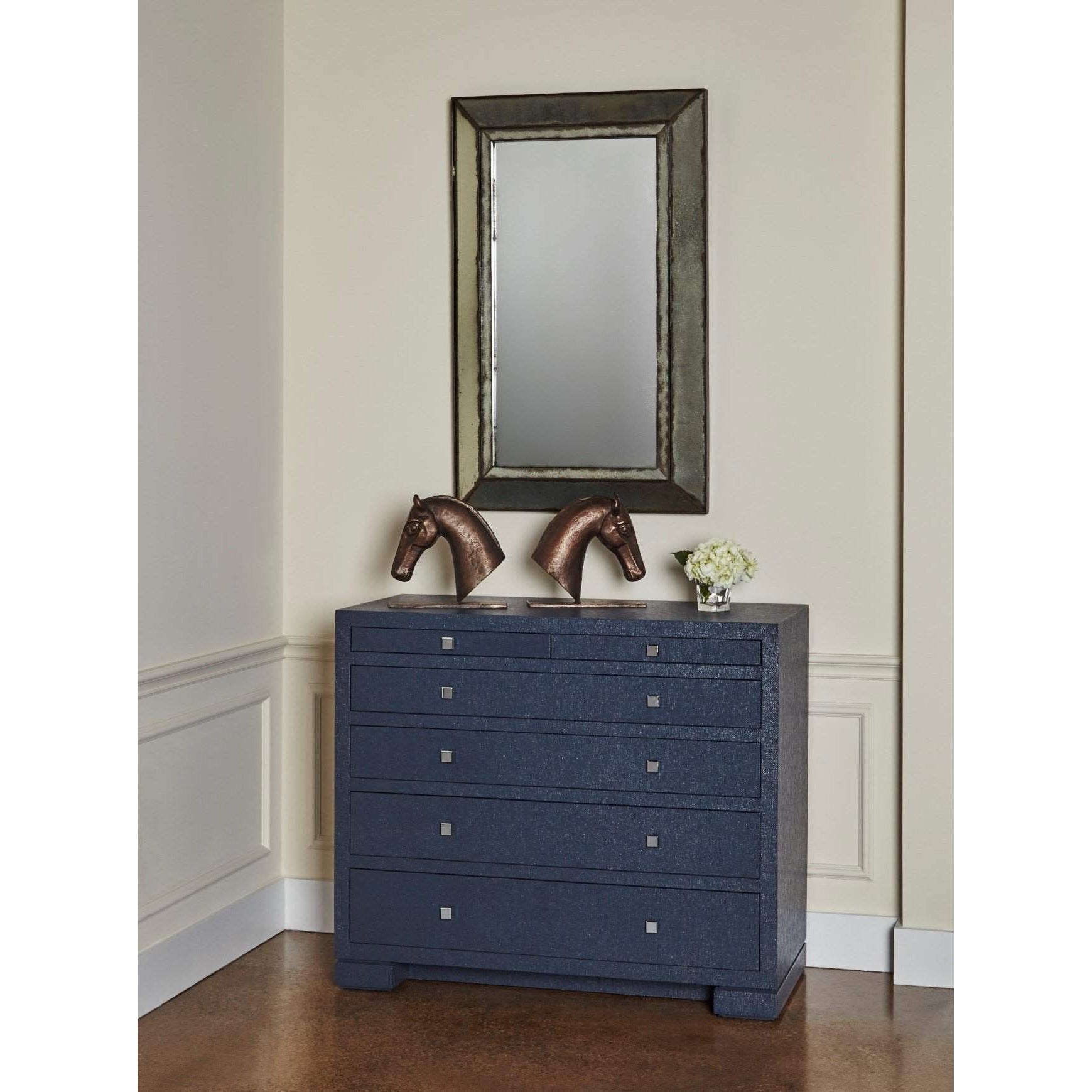 Villa & House - Frances 6-Drawer In Navy Blue-Bungalow 5-Blue Hand Home