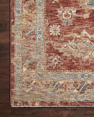 Gaia Rugs by Loloi - GAA-01 Gold / Brick-Loloi Rugs-Blue Hand Home