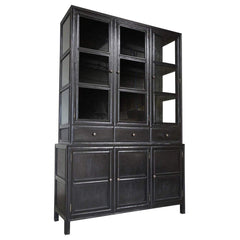 Noir Colonial Hutch Black-Noir Furniture-Blue Hand Home