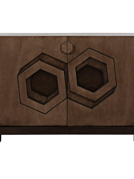 Bryony Cabinet, Walnut Base/Birch Plywood Veneer