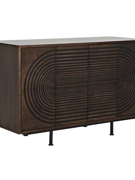 Ascot Credenza, Walnut Veneer