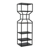 Noir Downtown A Bookcase, Black Metal-Noir Furniture-Blue Hand Home