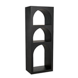 Aqueduct Bookcase, A, Black Metal-Noir Furniture-Blue Hand Home