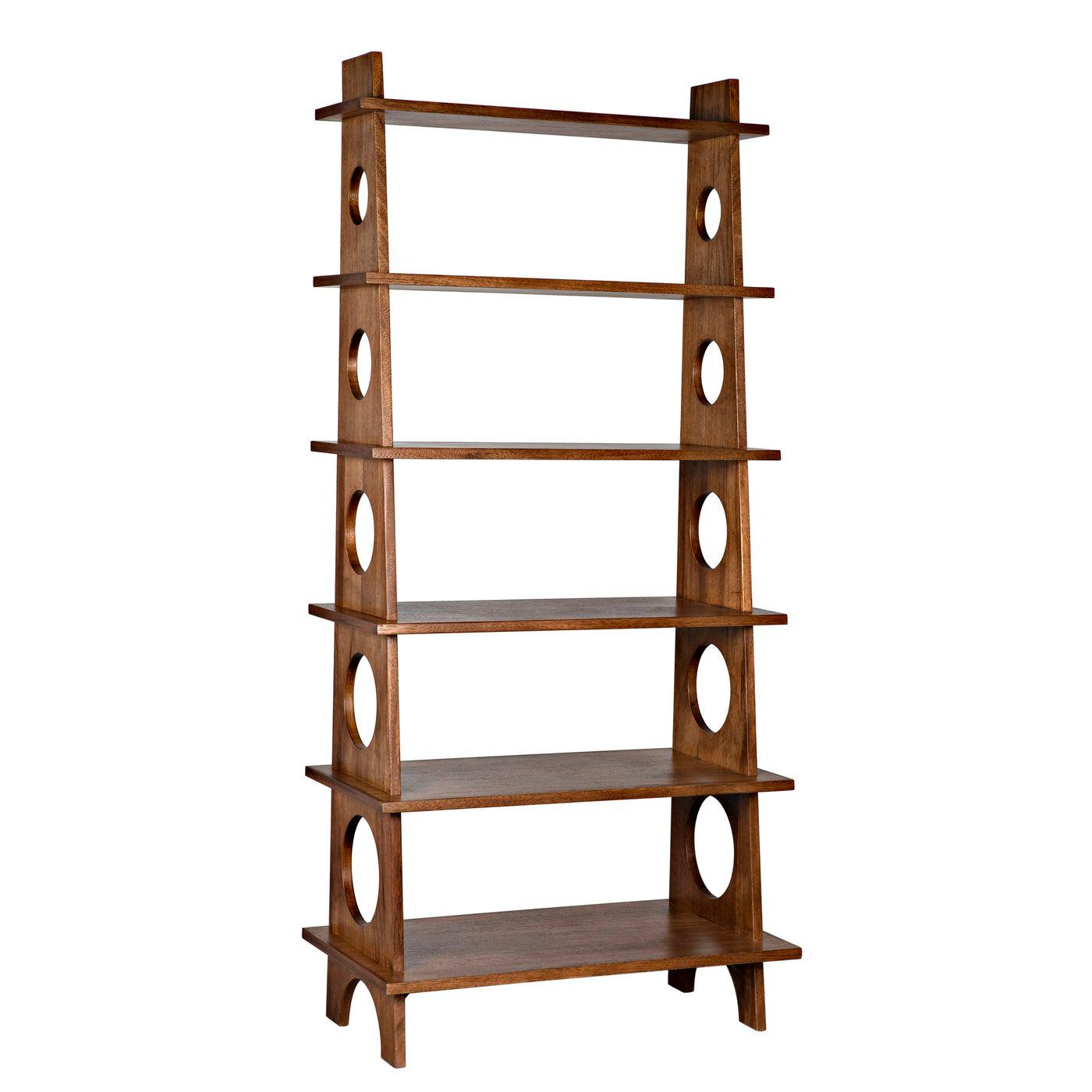 Noir Tumult Bookcase-Noir Furniture-Blue Hand Home