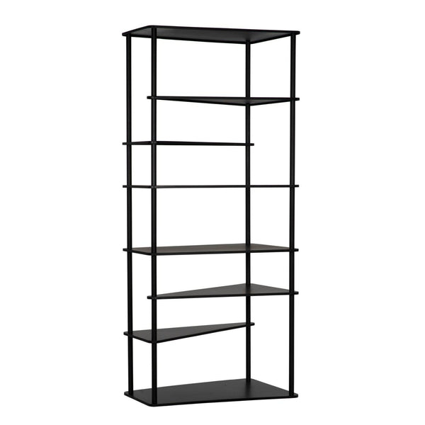 Everest Bookcase-Noir Furniture-Blue Hand Home