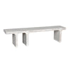 Kir Bench, White Wash-Noir Furniture-Blue Hand Home