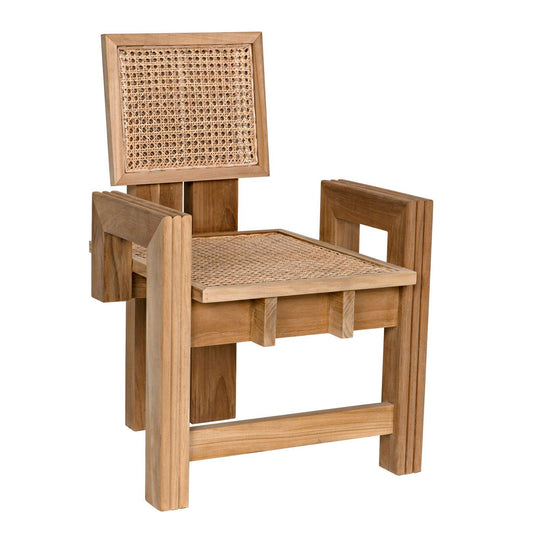 Fatima Chair, Teak-Noir Furniture-Blue Hand Home