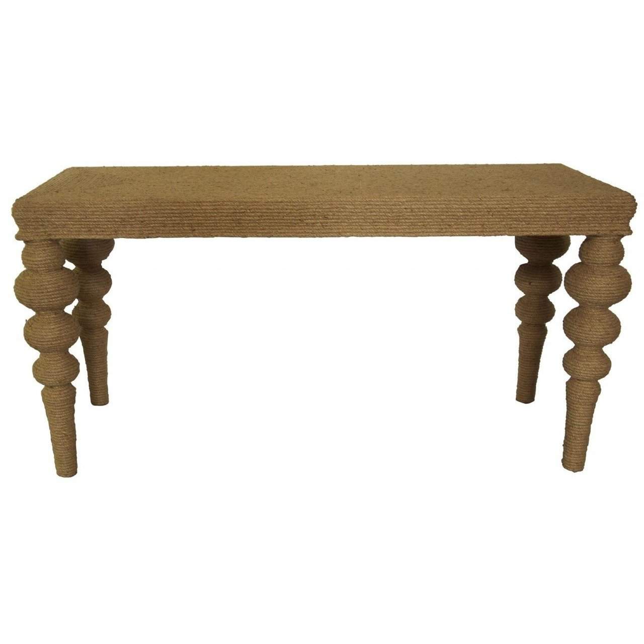 Noir Turned Leg Ismail Console-Noir Furniture-Blue Hand Home