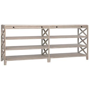 Sutton Console, White Wash-Noir Furniture-Blue Hand Home
