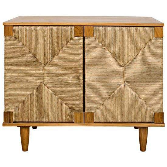 Noir Brook 2 Door Sideboard, Teak-Noir Furniture-Blue Hand Home
