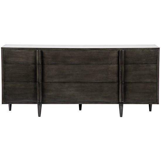 Noir Morten 9 Drawer Dresser, Pale-Noir Furniture-Blue Hand Home