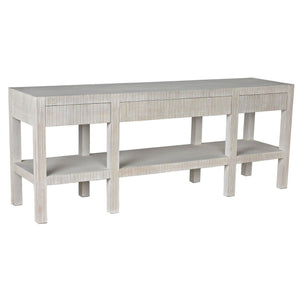 Conrad Console, White Wash-Noir Furniture-Blue Hand Home