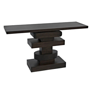 Noir Solange Console, Ebony Walnut-Noir Furniture-Blue Hand Home