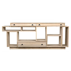 Noir Harry Sideboard, Bleached Old Wood-Noir Furniture-Blue Hand Home
