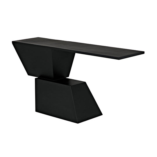 Pieta Console, Black Steel