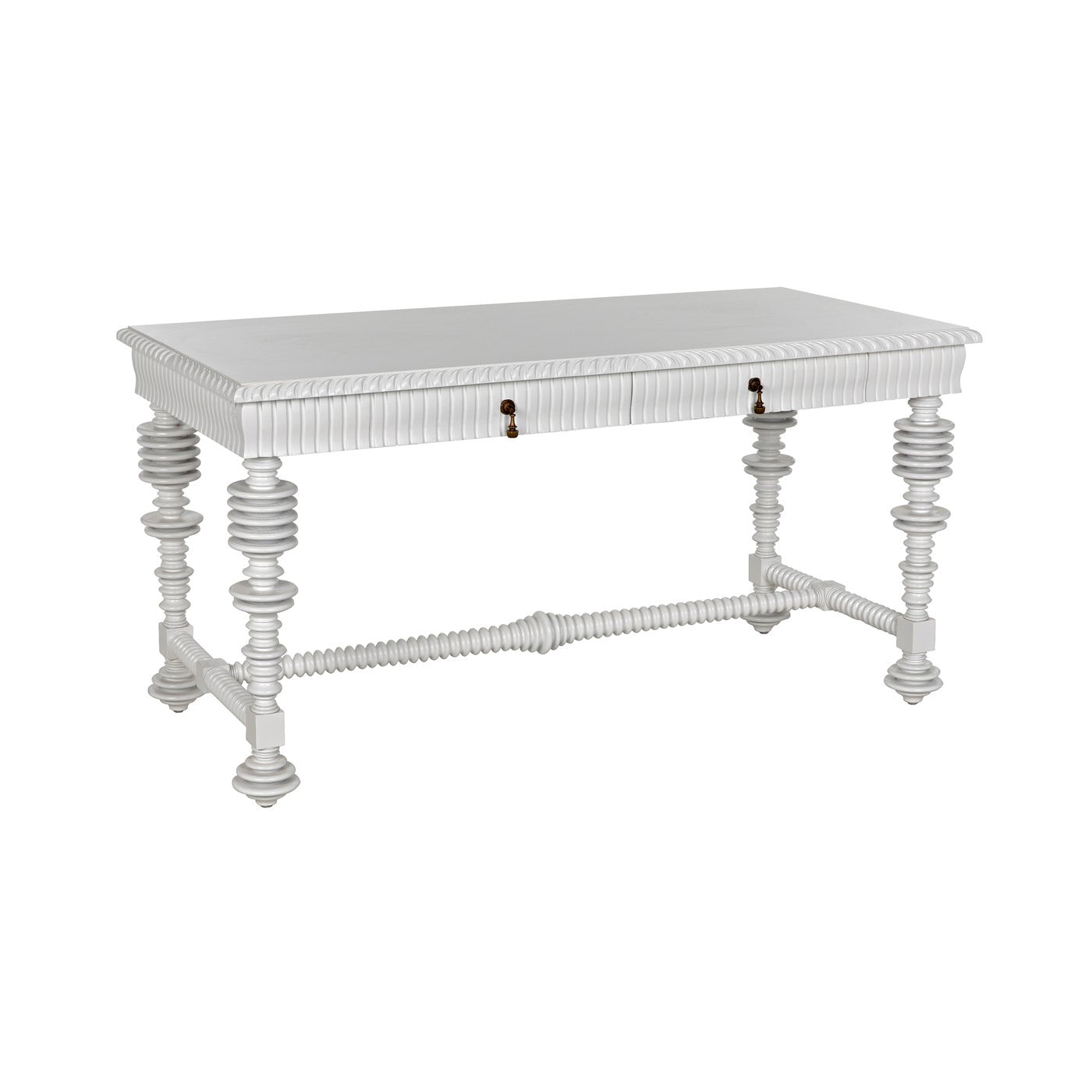 Portuguese Desk, Small, Solid White