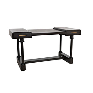 Noir Locarno Desk, Pale-Noir Furniture-Blue Hand Home