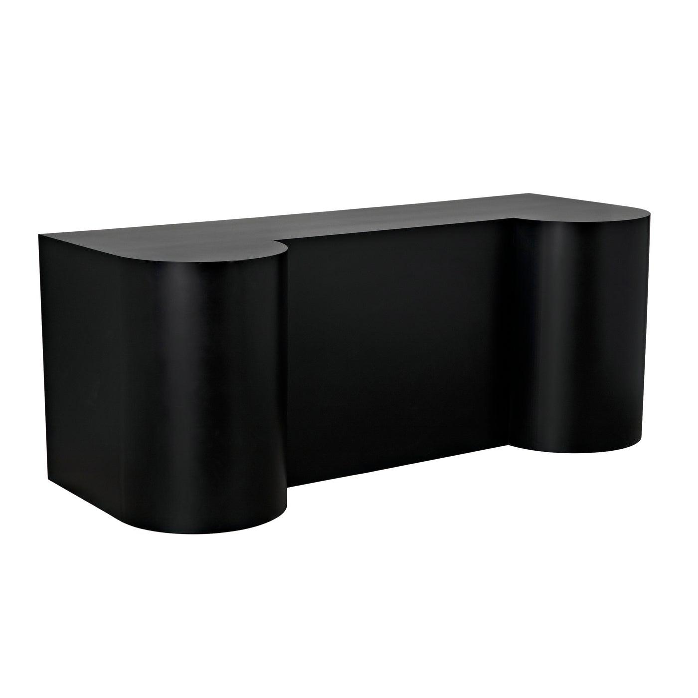 Concierge Desk, Black Steel