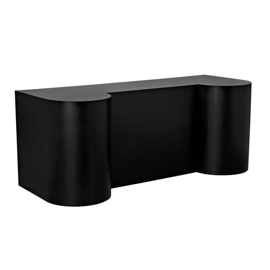 Concierge Desk, Black Steel