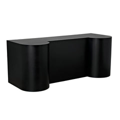 Concierge Desk, Black Steel