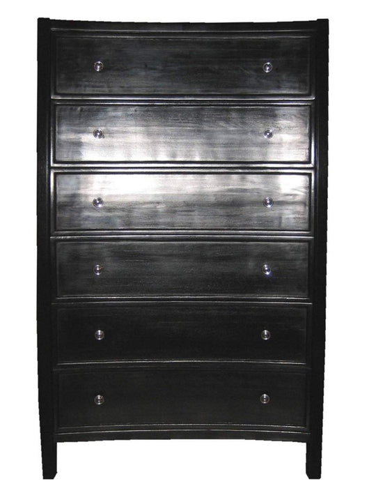 Hampton Tall Boy, Hand Rubbed Black