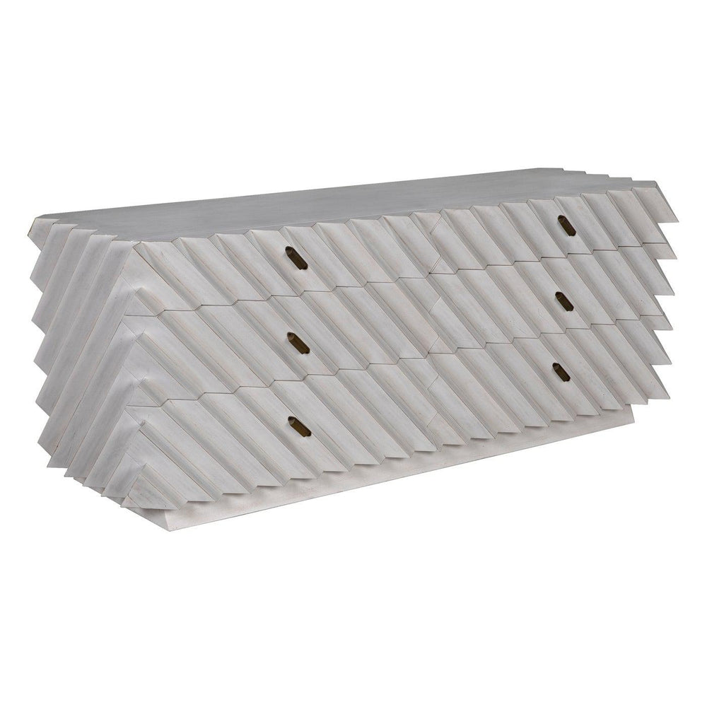 Hikaru Dresser, White Wash-Noir Furniture-Blue Hand Home