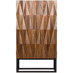 Noir Muna Hutch, Dark Walnut-Noir Furniture-Blue Hand Home