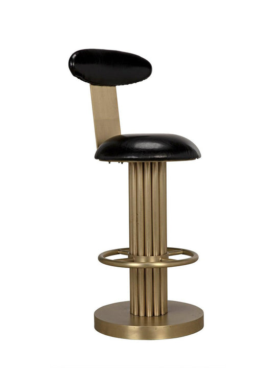 Sedes Counter Stool, Steel with Brass Finish