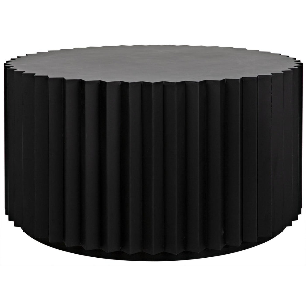 Noir Stern Coffee Table, Black Steel-Noir Furniture-Blue Hand Home