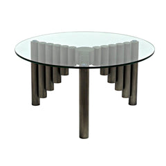 Organum Coffee Table, Gun Metal Finish