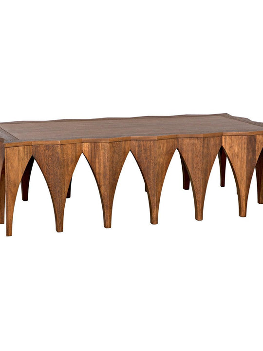 Zelenko Coffee Table, Dark Walnut