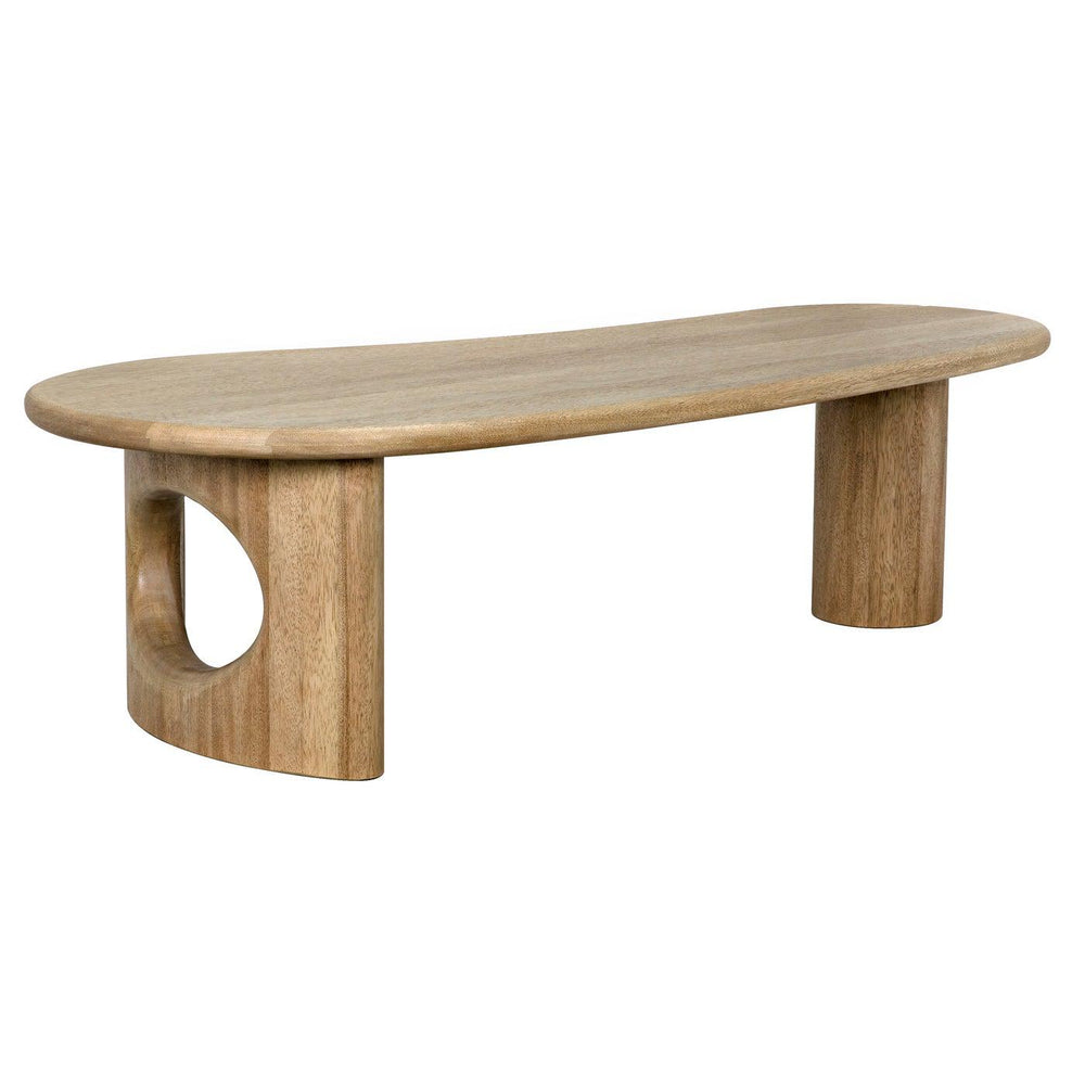 Noir Harvey Coffee Table, Washed Walnut-Noir Furniture-Blue Hand Home