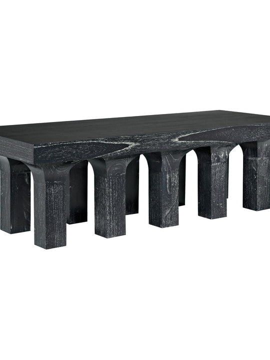 Santos Coffee Table, Cinder Black