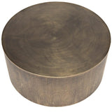 Noir Furniture Dixon Coffee Table, Steel with Aged Brass Finish-Noir Furniture-Blue Hand Home