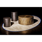 Noir Furniture Dixon Coffee Table, Steel with Aged Brass Finish-Noir Furniture-Blue Hand Home