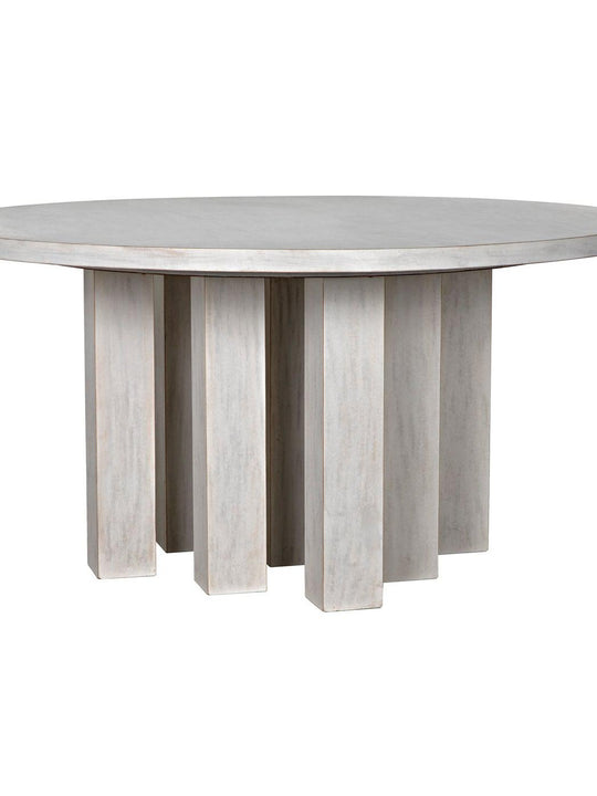 Resistance Dining Table, White Wash