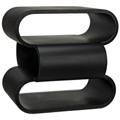 Noir Nada Side Table, Black Steel-Noir Furniture-Blue Hand Home