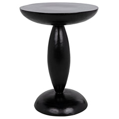 Noir Adonis Side Table, Hand Rubbed Black-Noir Furniture-Blue Hand Home