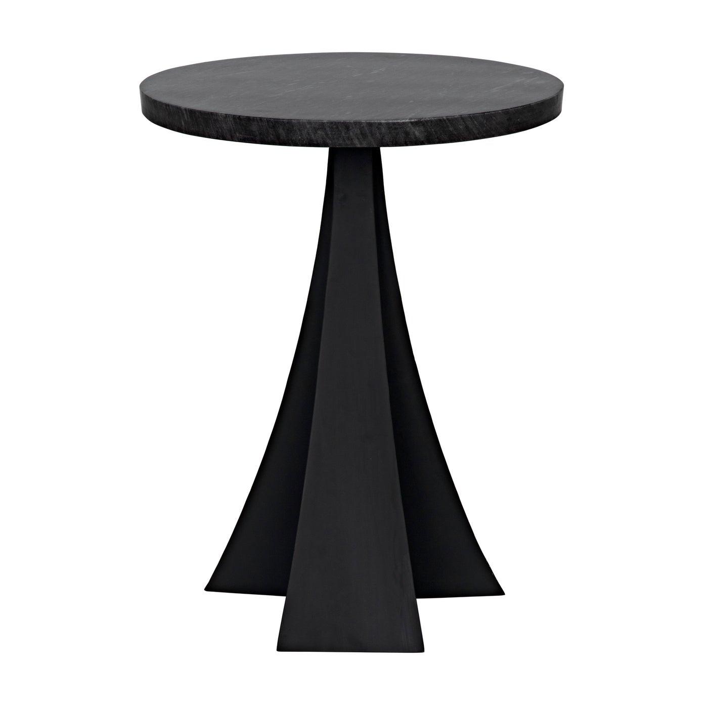 Noir Hortensia Side Table-Noir Furniture-Blue Hand Home