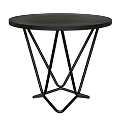 Belem Side Table, Black Steel