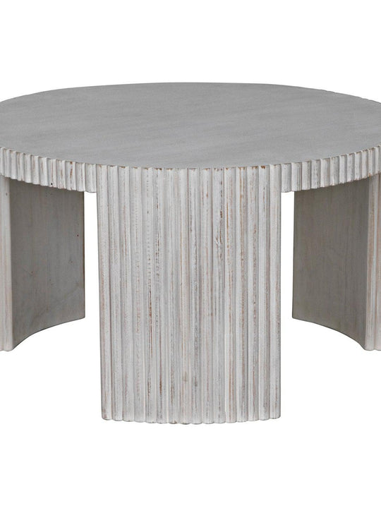 Jgor Side/Coffee Table, White Wash