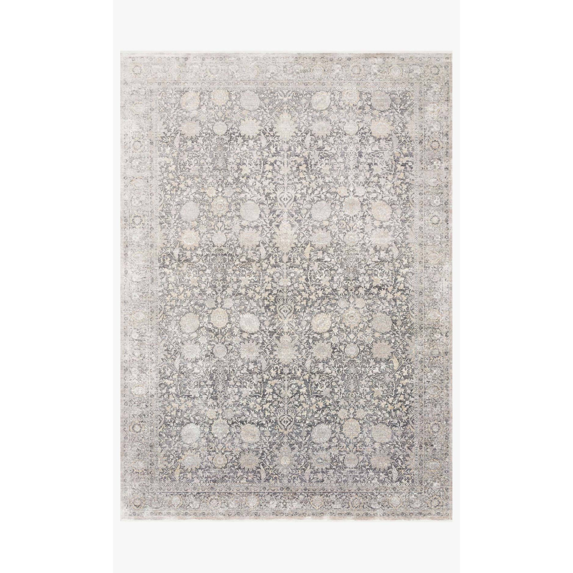 Gemma Rugs by Loloi - GEM-02 Charcoal Sand-Loloi Rugs-Blue Hand Home