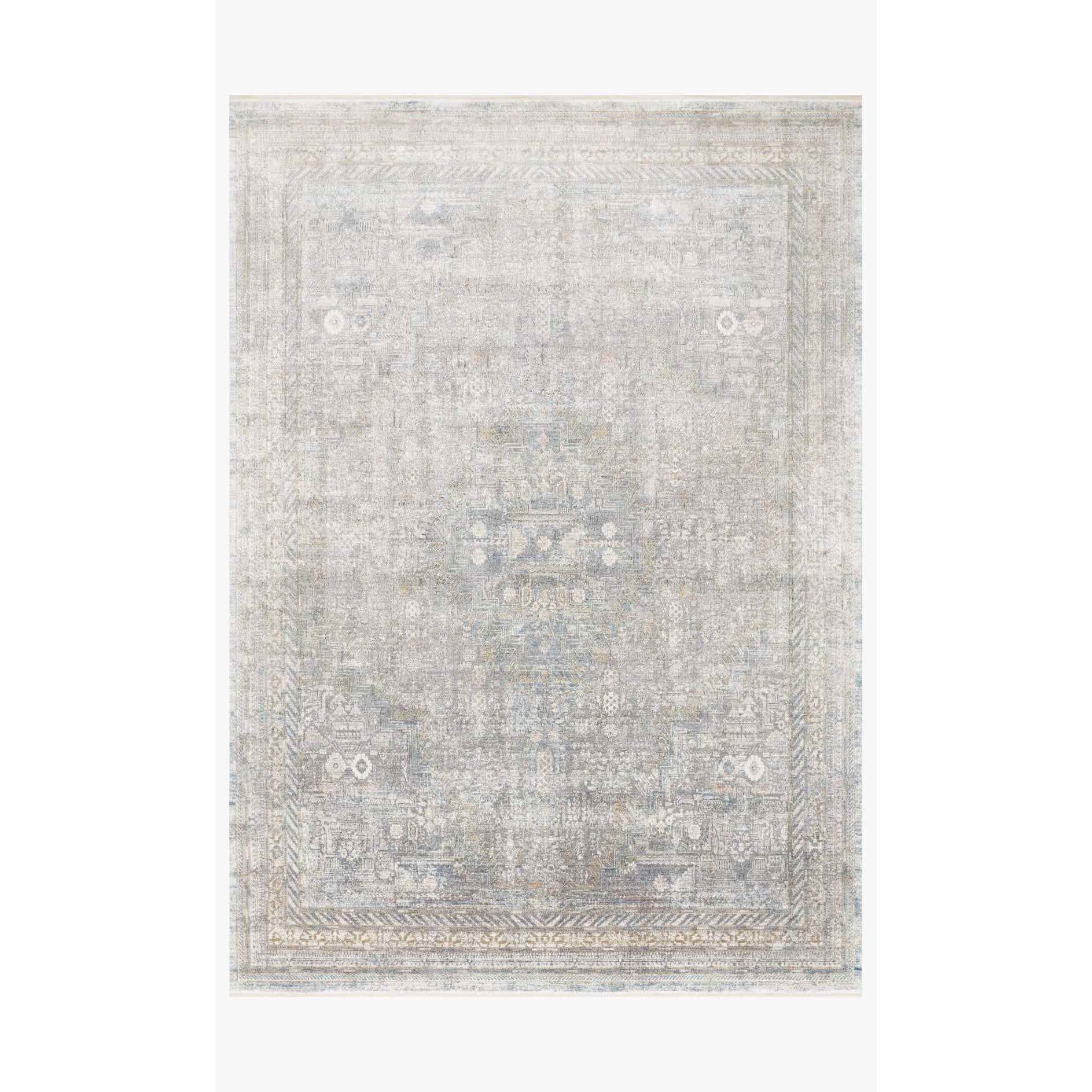 Gemma Rugs by Loloi - GEM-01 Silver Multi-Loloi Rugs-Blue Hand Home