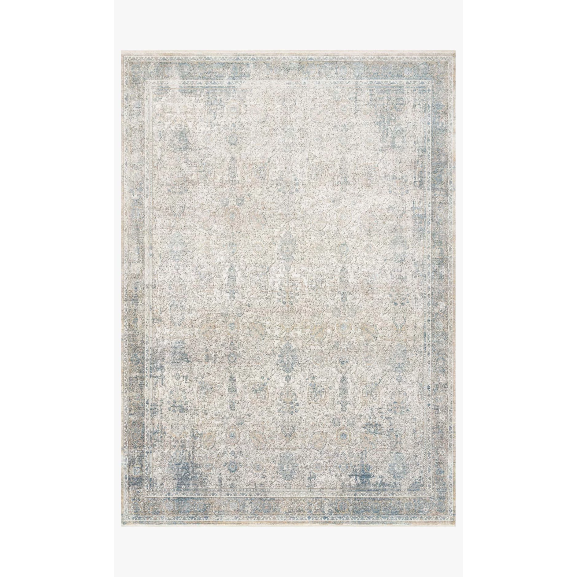 Gemma Rugs by Loloi - GEM-02 Sky/Ivory-Loloi Rugs-Blue Hand Home