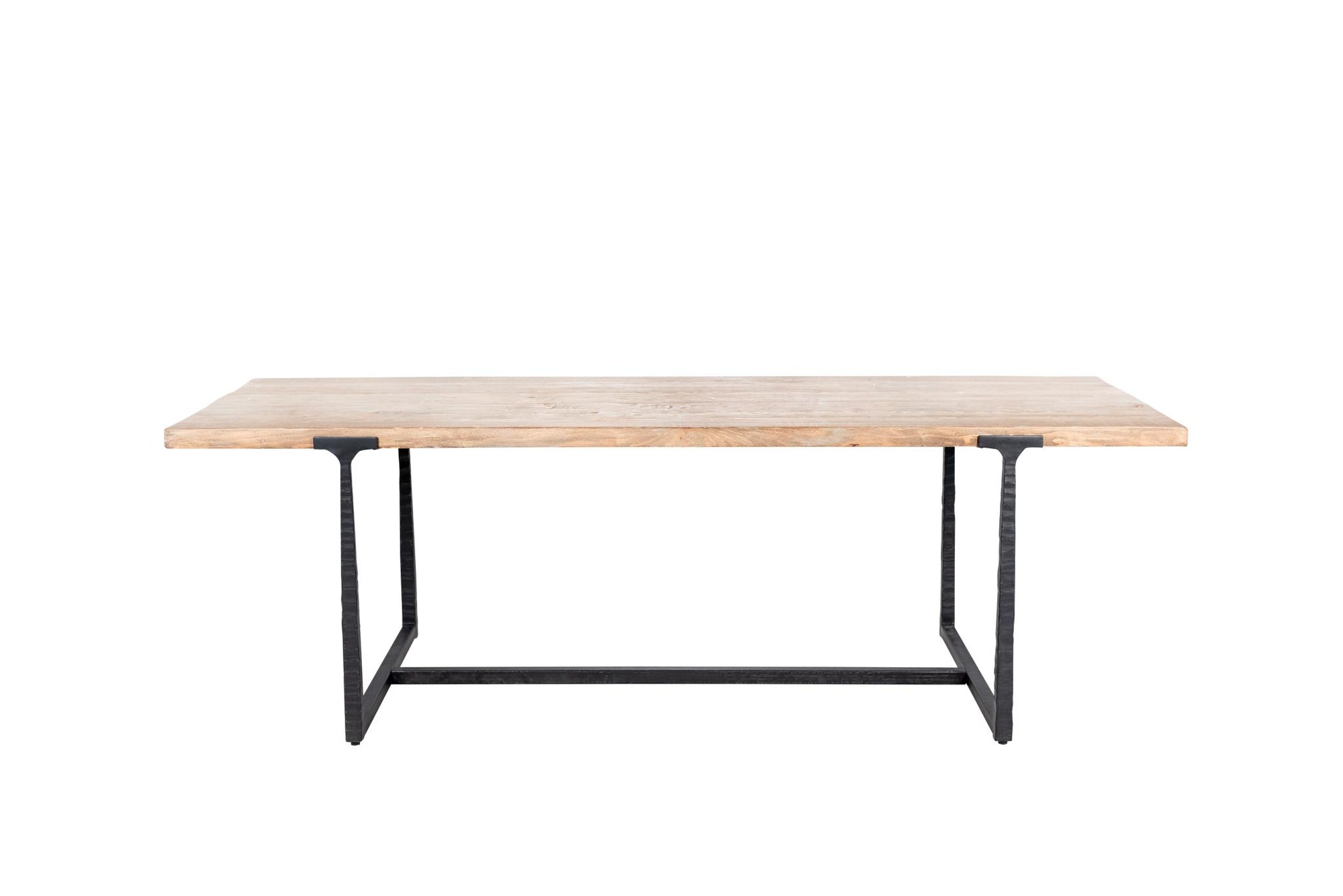 Evie Rect Dining Table In Iron / Natural Grey-Olde Door Company-Blue Hand Home