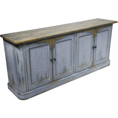 Amelia Buffet Antique Blue Top & Distressed Light Blue Base-Olde Door Company-Blue Hand Home