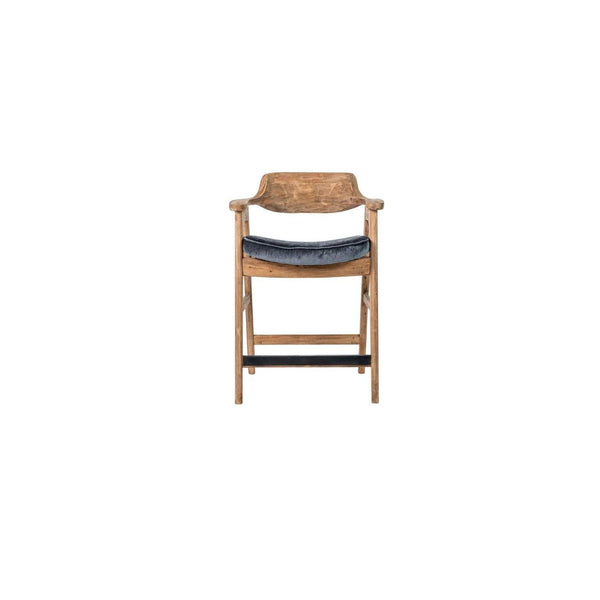 Wagner Counter Chair Medium Grey with Seat Options-Olde Door Company-Blue Hand Home